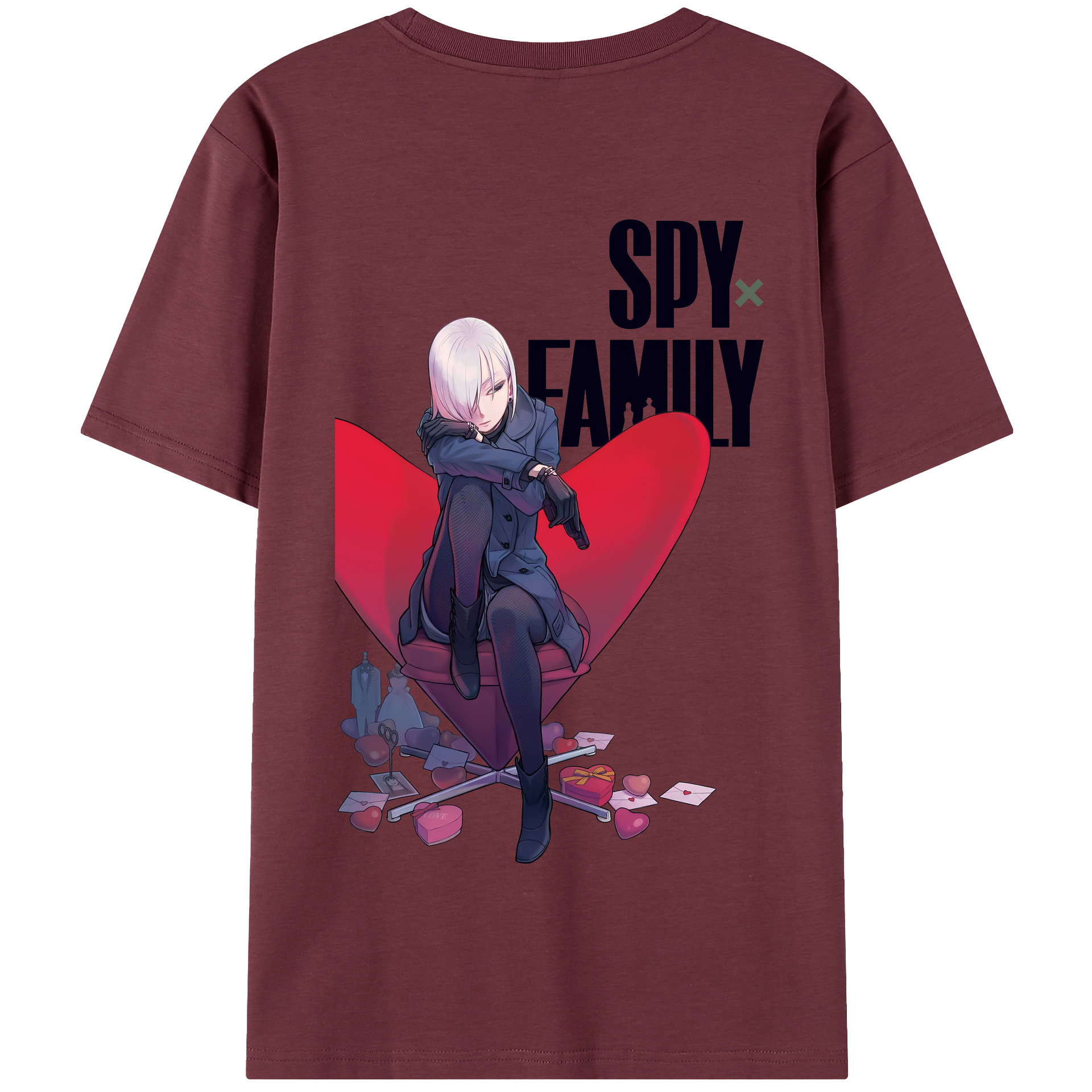 （画像用） SPY×FAMILY间谍家家酒 綿100％半袖Tシャツ（背面プリント）